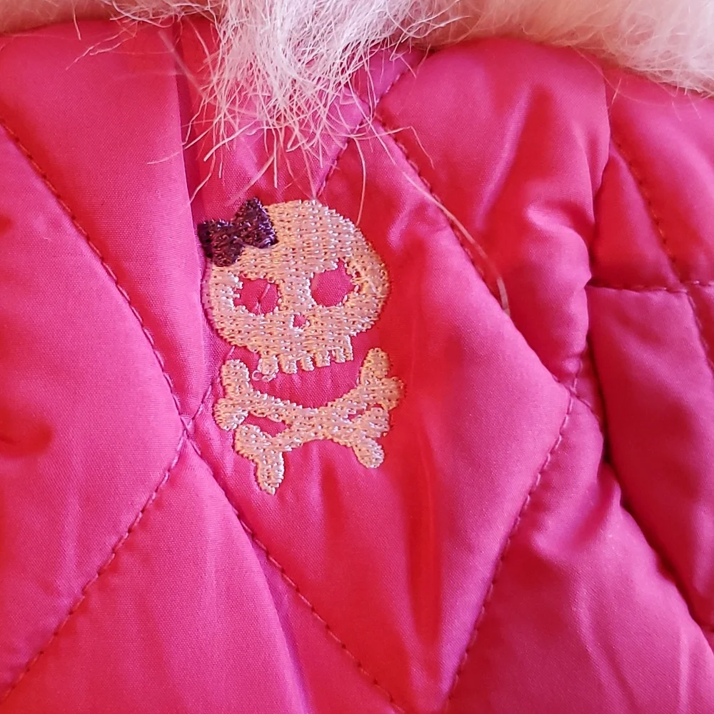 NEW Dog jacket with skull design. Sz XS - NEW